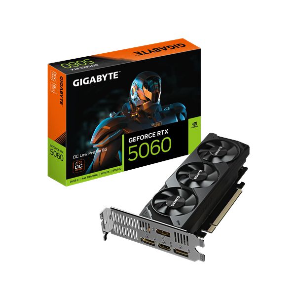 RTX 50系列首款！技嘉发布RTX 5060 OC三风扇半高显卡