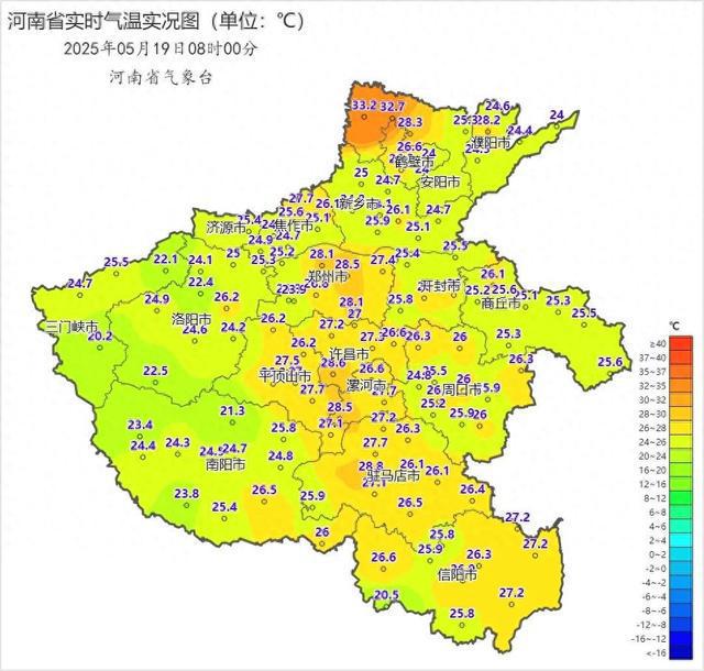 高温来势汹汹！河南部分地区超41℃