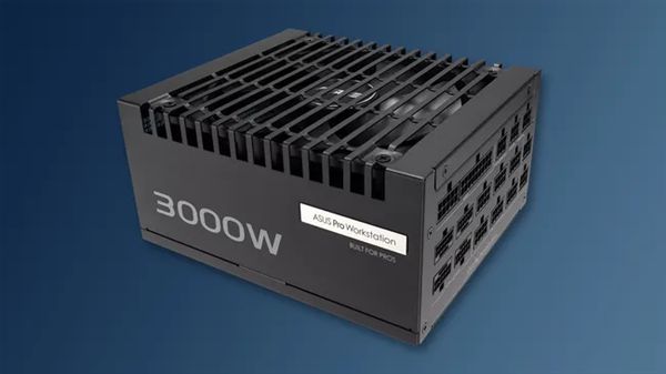华硕发布顶级3000瓦电源：4块RTX 5090也能轻松喂饱！
