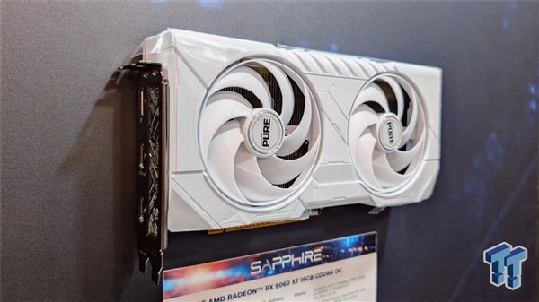 蓝宝石展出RX 9060 XT产品线：从Pulse 8GB到NITRO+ 16GB全系超频
