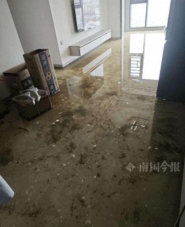 婚房被粪水浸泡漫过脚踝 业主崩溃:原定5月底乔迁
