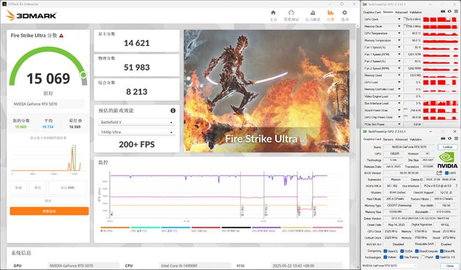 铭瑄RTX 5070 iCraft OC12G评测：第四代电竞之心超越黄氏刀法 性能完全释放