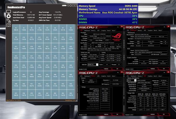 首次！芝奇展示128GB DDR5-8400 CL44豪华内存
