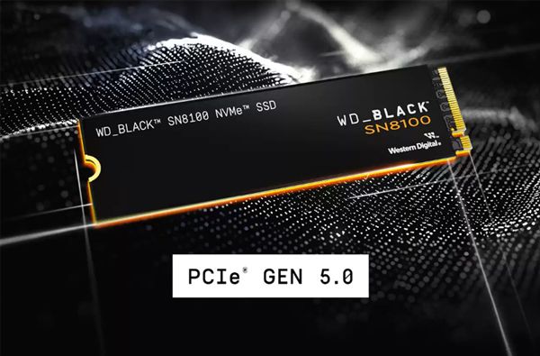 永别了西数SSD！闪迪发布世界最快PCIe 5.0 SSD WD_BLACK SN8100：读取高达14.9GB/s