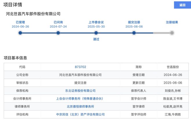 IPO雷达｜世昌股份闯进“注册关”！依赖吉利“油箱淘金”，过半营收裹挟风险